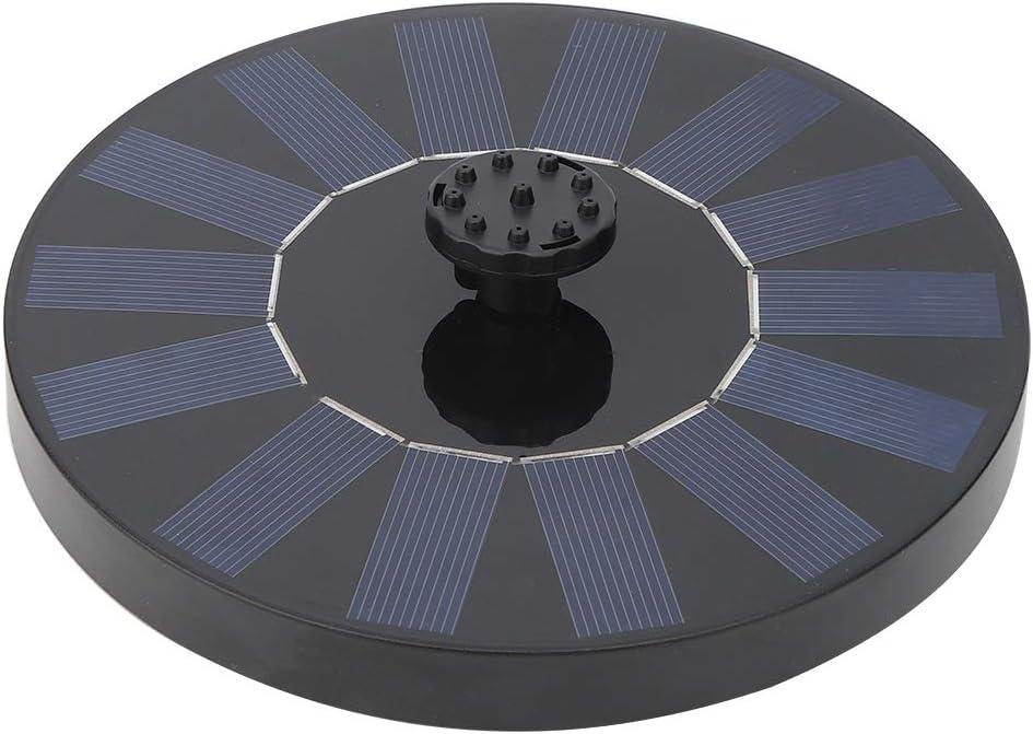 Water Fountain Pump, 7V Outdoor Solar Powered Fountain Pump Suit for Gardens Birdponds Small Pools Decoration