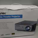 KSAN Movie Projector, [800 ANSI Lumen] Projector with WiFi 6, Movie Projector for Indoor Outdoor, 5W Speaker, Support 200inch, Video Proyector Compatible with Phone/TV Stick/PC/PS4
