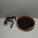 AZV Desk Cat Bed Nest Perch,Space Saving Mount Design,Durable Frame,Easy Installation,Removable Cushion,Ideal for Home Offices and Side Tables,Perfect Cat Attachment Furniture for Comfort and Play (Black)