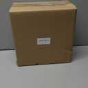 mDesign Metal Wastepaper Bin  Compact Rectangular Bathroom Bin  Rubbish Basket for Home and Office  Light Purple (Pack of 1)