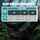 Wildarms 5 Pack Mens Crew Boot Socks Breathable Durable Cushioned Work Socks Athletic Socks with Moisture Wicking for Hiking (8-10, Black)