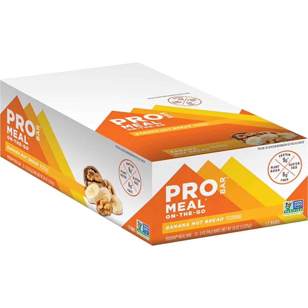 ProBar Meal Bar - 12-Pack Banana Nut Bread, One Size, BBD 02/23/2027