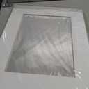 Falling in Art 5 Pack Acid Free 16x20'' White Picture Mats Board Show Kit for 11x14'' Pictures, 4-Ply Beveled Pre-Cut Photo Boards with Backing Board and Plastic Clear Bags