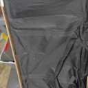 Portable DJ Booth DJ Facade DJ Table Station Two-position Height Adjustable Tabletop DJ Table Stand DJ Event Booth w/Travel Bag Black&White Scrims For Gig, Party, Show