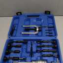 16PCS Bearing Puller Slide Hammer Set, Blind Hole Collet Bearing Race and Seal Puller Extractor Kit | Blind Inner Bearing Puller, Slide Hammer Puller Tool Set