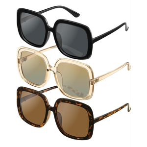 miyya Oversized Polarized Sunglasses Women, Trendy Retro Sun Glasses for Women 2025, Oversized Shades