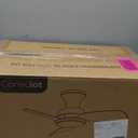 Consciot Ceiling Fan With Lights 30 Inch, Kids Ceiling Fan Black Modern, Flush Mount, Reversible Quiet DC Motor, 6 Speed, Dimmable, Kitchen Bedroom Patio