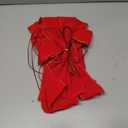 2 Pack Red Christmas Bows Outdoor Decorations,12”x20” Large Velvet Wreath Bow with Glitter String Gold Edge for Xmas Tree Topper Home Front Door Decor