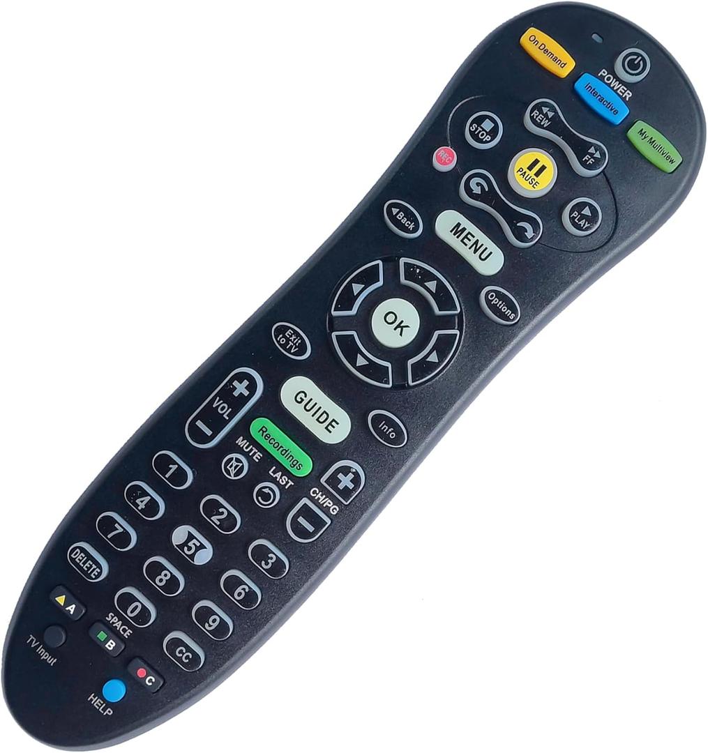 Universal S30-S1B Remote for AT&T Television and TV Box Devices, Simple Setup Remote Control Offering Reliable Performance and Wide Compatibility