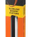 Zilla Reptile T8 Slimline Desert Pet Habitat Light Fixture with 15 Watt Luminious Bulb, 18 Inches, Black