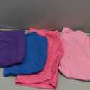 Chol&Vivi Dog Shirt Clothes, 4pcs Shirt for Dog, Blank Pet Cotton Sleeveless Apparel Soft and Lightweight, Tank Top for All Breeds, Blue/Purple/Pink/Rose Red, XXX-Large (XXXL (29" Chest))