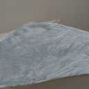 Knee Wedge Pillow 6.3'' for Post-Surgery Recovery-Leg Elevation Support for Sleep Position, Alleviating Lower Back & Hip Pain Enhancing Circulation in Ankles Legs Triangle Pillow with Removable Cover (19.7*14.2*6.3 Inchfor height under 5'3", White & Gray)