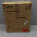 topzee Espresso Machine 20 Bar, Compact Coffee Maker with Milk Frother & Cold Brew Function, 52oz Removable Water Tank, Stainless Steel Cappuccino, Latte Maker, Silver