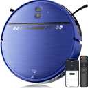 MANVN Robot Vacuum and Mop Combo for Pet Hair, Robotic Vacuum for Hard Floors and Carpets, 2.87'' Ultra-Slim, with 3D Obstacle Avoidance, Wi-Fi/App/Voice Controlled, Self-Charging