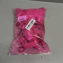 Kaei&Shi Strappy Harness, All Adjustable, Underwire Racerback, 4pc Garter Set,  Large, Hot Pink 