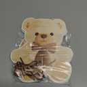 Brown Bear Birthday Party Decorations 8PCS Teddy Bear Garland banner Bear Baby Shower Supplies Bearly Wait Gender Reveal Hanging Cutout Garlands for Birthday Wedding Party Decor