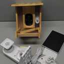 PeckCam® Bird Feeder with Camera - 4MP 2K Live AI Bird Species Identification Instant Arrival Alerts - Smart Cameras Birds Feeders Solar Powered Birdwatching Gift for Birdlover Mom Dad, 2.4GHz WiFi