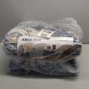 AMOAMI-Area Rug 8X10 Rugs for Living Room-Vintage Soft Blue Rugs for Bedroom-Non Slip Carpet-Washable Rug for Dining Room Living Room Bedroom Office Under Table