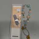 Posadina Phone Charm for Women, Anti-Theft Phone Wrist Strap Hands-Free & Beaded Chain, Detachable Cell Phone Lanyard with Tether Tab