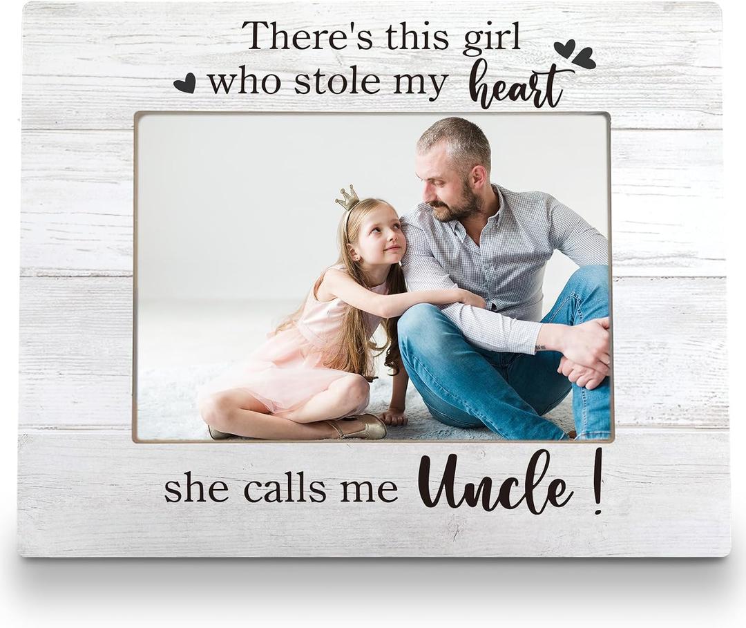 Uncle Picture Frame 8x10, Uncles Picture Frames, UncleGifts from Niece, Fathers Gifts for Uncles, Gifts for Niece from Uncles, This Girl Who Calls Me Uncle Photo Frame 5X7