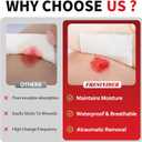 FRESINIDER Silicone Foam Dressing 4" x 4", 30 Pack Soft Silicone Wound Dressing Pads for Bed Sores & Pressure Ulcers, Post-Surgery Care, Absorbent, Breathable & Gentle on Skin