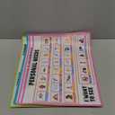 6Pcs Communication Board for Non Verbal Adults Picture Symbol Communication Cards Speech Therapy Tools for Autism Toddlers Kids Aphasia Stroke Patients Hospital Care Home Use Talking Placemats