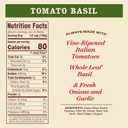 Rao's Homemade Tomato Sauce, Tomato Basil, 24 oz, Versatile Pasta Sauce, Carb Conscious,All Natural, Premium Quality, Made with Slow-Simmered Italian Tomatoes & Basil, 1.5 Pound (Pack of 1)