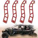 SKYJDM 4PCS Door Latch Handles Compatible with 2017-2022 Can-AM Maverick X3 X RS DS Turbo R Max 2 & 4 Door Models, (Red)