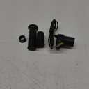 E-Bike Throttle Grip, Twist Throttle Ebike, E Bike Throttle Twist, 36V Half Twist Handlebar Throttle Clamp with Battery Indicator for Folding Mini Electric Bikes Scooters