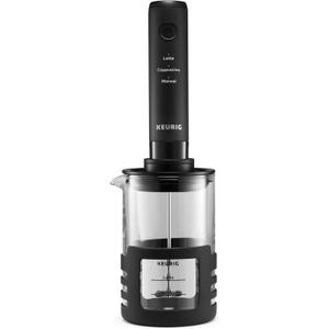 Keurig SimpleCafe Frother, Rechargeable Handheld Milk Frother for Lattes, Cappuccinos & Iced Coffee, USB Cord Included, Microwave-Safe Frothing Cup, Hot & Cold Foam Maker