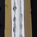 3D Faux Stone PU Wall Panels, 4 Pack Cement Texture White