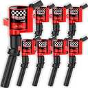 Bravex Super High Energy Ignition Coils for Ford F-150 F-250 F-350 4.6L 5.4L V8 DG508 DG457 DG472 DG491 Crown Victoria Expedition Mustang Lincoln Mercury Set of 8 (15% More Energy)