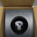 6 Inch Roof Vent Cap, Heavy Duty Galvanized Steel Removable Roof Exhaust Vents for Houses, Home Ventilation System with Damper, Black