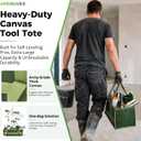 Self Leveling Concrete Tool Kit with Floor Squeegee,Spiked Rollers, Spike Shoes,Wooden Handle Floating Trowel,Storage Bag,Professional Epoxy Floor Leveling Tools for Cement,Resin,Garage Flooring