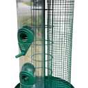 Garden Guru Outdoor Tube Bird Feeder for Small Wild Birds  Premium Coated Steel & Metal Seed Guard - Chew Proof, Weather Resistant  Bird Feeder for Seed Nut Suet Ball - 3-in-1 Triple Bird Feeder
