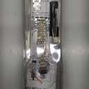 MioHHR Slim Metal Band Compatible with Apple Watch Band 42mm(Series 11 10) 41mm(Series 9 8 7) 40mm(Series 6 5 4 SE3/ 2/ 1) 38mm(Series 3 2 1), Stainless Steel iWatch Bands for Women, Silver/ Gold