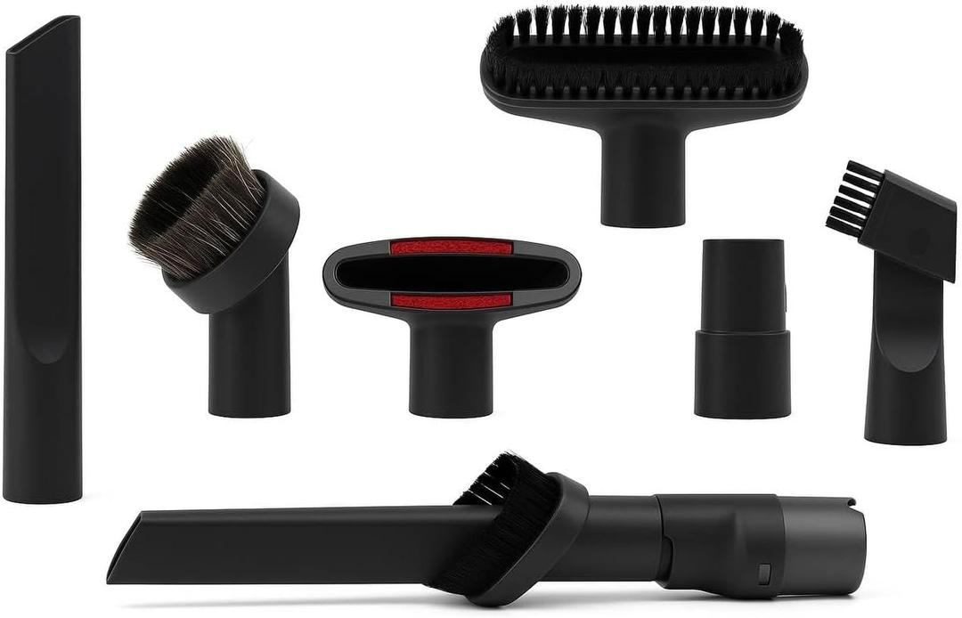 Vacuum Attachments Kit for Shark Rotator NV751 NV752 NV650 NV680 NV800 Rocket HV300 HV320 – 7PCS Shark Vacuum Accessories Crevice Tool Dust Brush Upholstery Pet Hair Tool 32-35mm Adapter