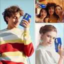 Atump for Samsung Galaxy S24 FE Case with [2Pcs] HD Screen Protector & Slide Camera Cover, Rotated Ring Kickstand [Military Grade Shockproof] Protective Case for Galaxy S24 FE 6.7", Navy Blue