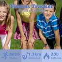 Kids Watches for Girls Boys Digital Sport Watch with Step Counter Pedometer Vibration Alarm Clock, No App Waterproof Fitness Tracker Kids Watch Boys Girls Teens Students Ages 5-16, Blue