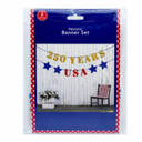 Patriotic Banner 250 Years USA, 5 ct 