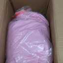 AOSSA BBL Bed After Surgery for Sleeping, Mattress with Hole, BBL Inflatable Chair for Butt, Brazilian Butt Lift Recovery Pillow Post Surgery, Blow Up Bed with Hole, Air Mattress Sofa Couch (Pink) (66*38*15 inch)