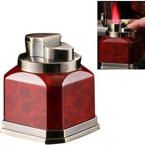 Desktop Four Torch Flame Lighter Windproof Fine Lighters, 1 Pack