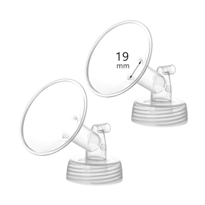 Momstouch 19mm Flange Compatible with Spectra S1 S2 9 Plus Synergy Gold Breastpump Replacement to Spectra Pump Parts and Flange; Not Original; Replaces Shield