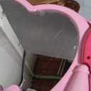 Toddler Vanity Magic Makeup Set Table & Chair Girl Toy Automatically Mirror with Music Light Pink Toys for 2 3 4 Year Old Girl Hair Salon Pretend Play Princess Dress Up Playset Valentine Gift Age 3-5