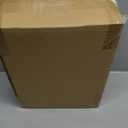 Paper Plate Dispenser, Paper Plate Holder for Kitchen Counter, Wood Rustic Silverware Utensil Caddy, Cutlery Flatware Organizer Box for Cups Spoons Forks Plates Napkins, Kitchen Accessories (Brown)