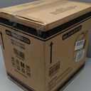 AGLUCKY Ice Makers Countertop with Handle,26.5Lbs/24H,9 Cubes in 6 Mins,2 Sizes of Bullet Ice,Portable Machine with Self-Cleaning,Perfect for Home Kitchen(Black)