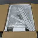 LINZINAR Shoe Rack Long 4 Tier Shoe Storage Organizer Metal Wide Shoe Shelf for Closet Entryway Bedroom 30 Paris Large Capacity, White