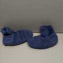 REVIX Microwave Booties for Cold Feet & Discomfort Relief, Heated Slippers for Women & Men with Moist Heat Therapy, Microwavable Foot Warmers for Home & Bed Use, Adjustable Non-Slip Slippers, Navy L