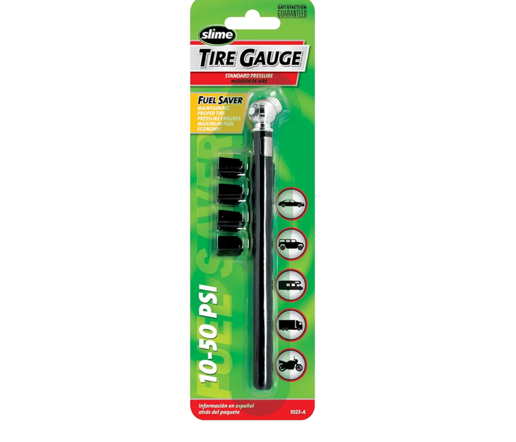 Slime 1023-A Pencil Tire Gauge, 10-50 PS(3pcs)I