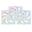 Thermalright TL-S12W X3 120mm CPU Fan, Case Cooler, 4pin PWM Connector Silent Computer Fan with S-FDB Bearing,up to 1500RPM PC Cooling(White,3-Packs)